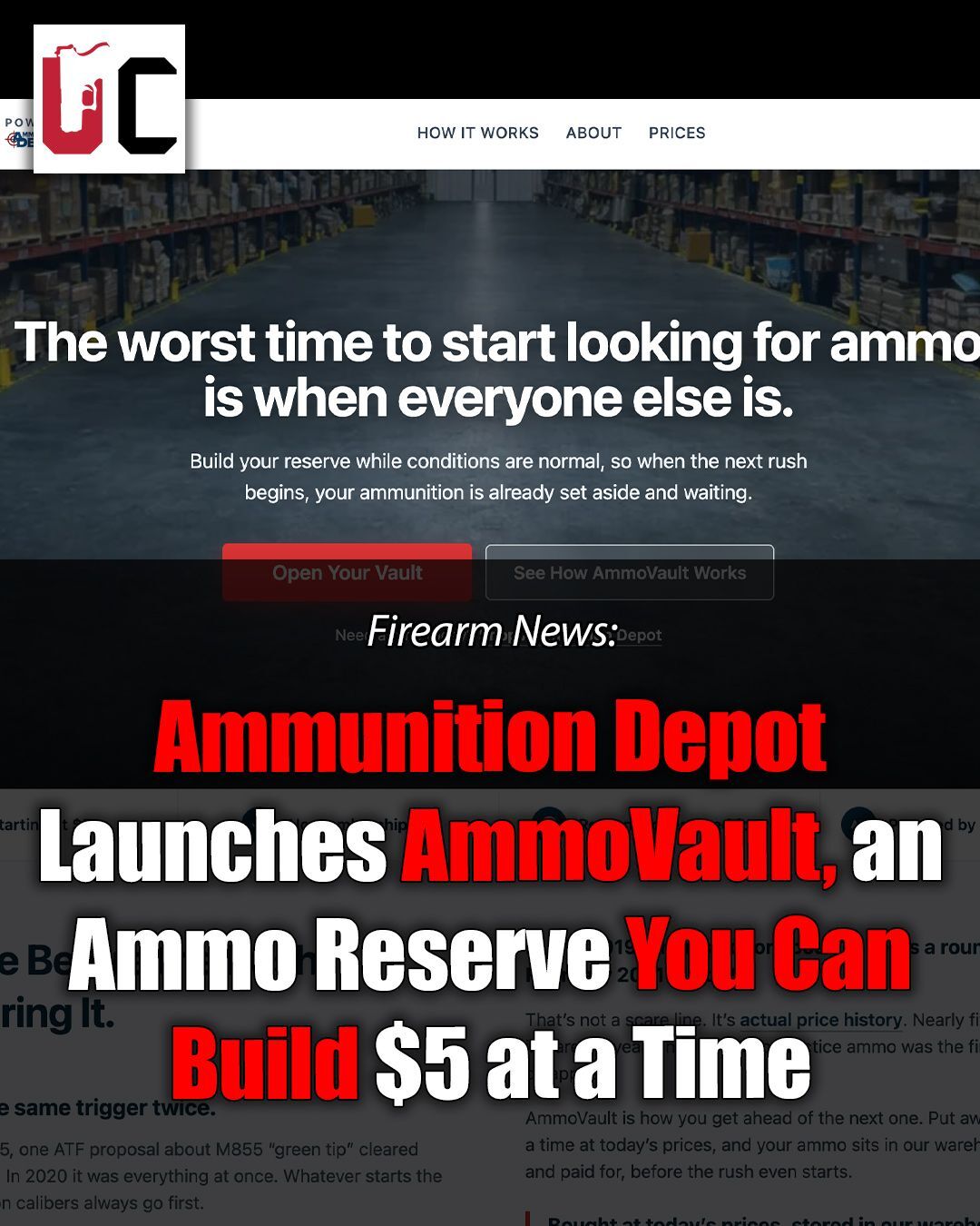 Ammunition Depot Launches AmmoVault, an Ammo Reserve You Can Build $5 at a Time