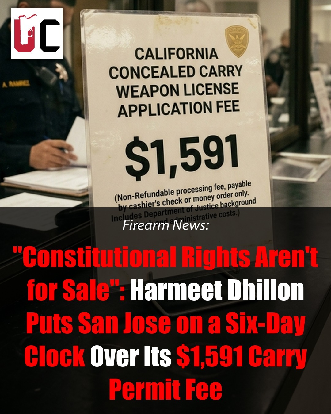 "Constitutional Rights Aren't for Sale": Harmeet Dhillon Puts San Jose on a Six-Day Clock Over Its $1,591 Carry Permit Fee
