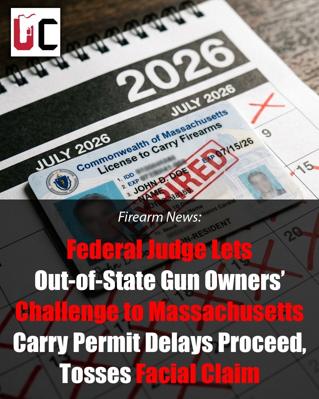 Federal Judge Lets Out-of-State Gun Owners’ Challenge to Massachusetts Carry Permit Delays Proceed, Tosses Facial Claim