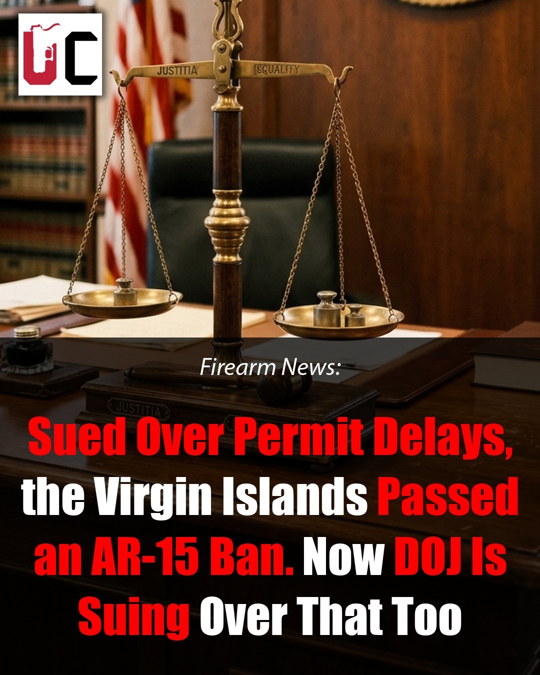Sued Over Permit Delays, the Virgin Islands Passed an AR-15 Ban. Now DOJ Is Suing Over That Too