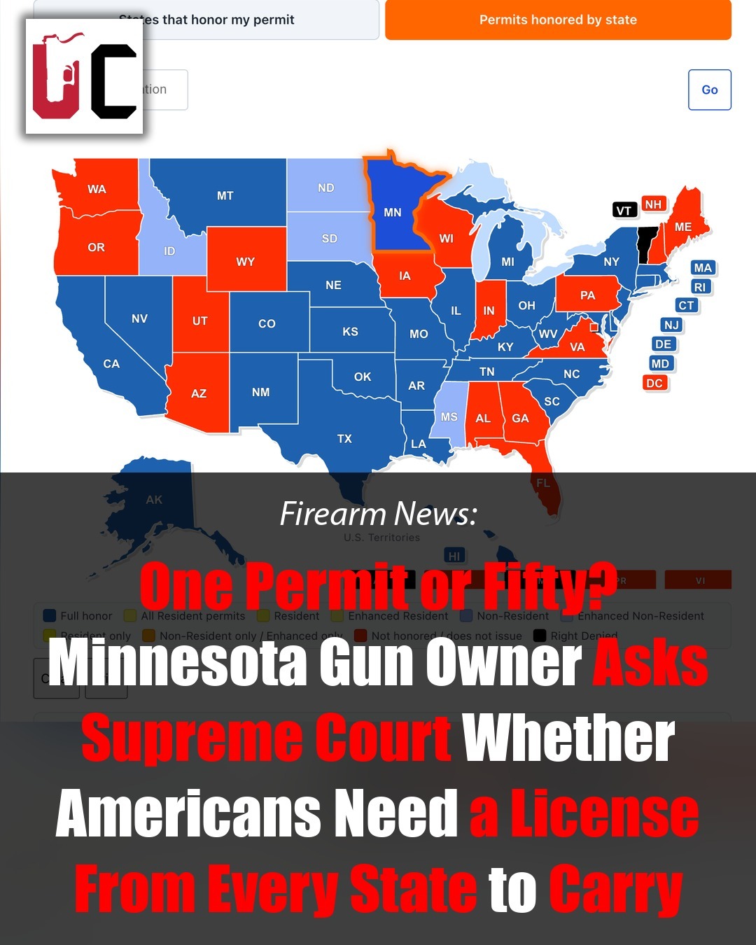 One Permit or Fifty? Minnesota Gun Owner Asks Supreme Court Whether Americans Need a License From Every State to Carry