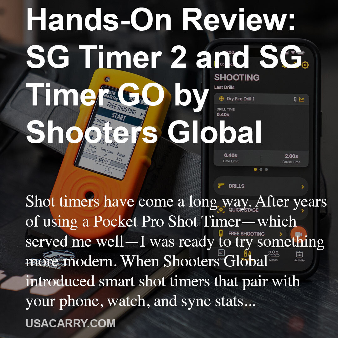 Hands-On Review: SG Timer 2 and SG Timer GO by Shooters Global