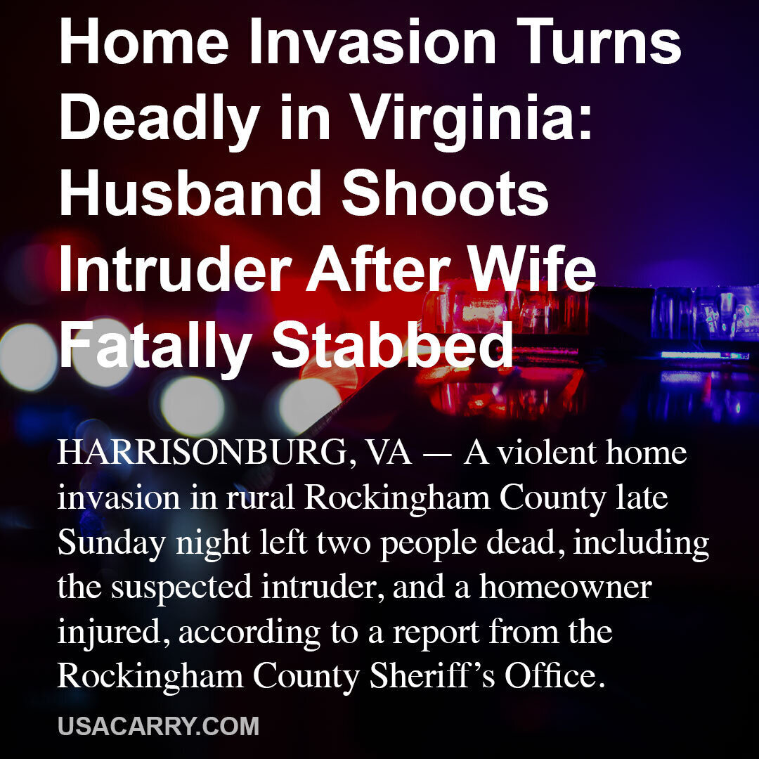 Home Invasion Turns Deadly in Virginia: Husband Shoots Intruder After Wife Fatally Stabbed