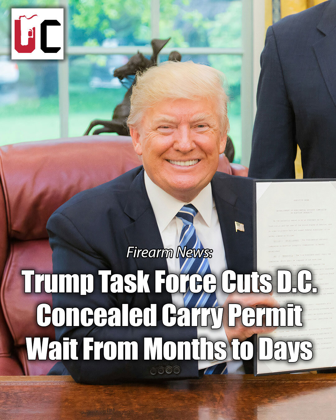 Trump Task Force Cuts D.C. Concealed Carry Permit Wait From Months to Days