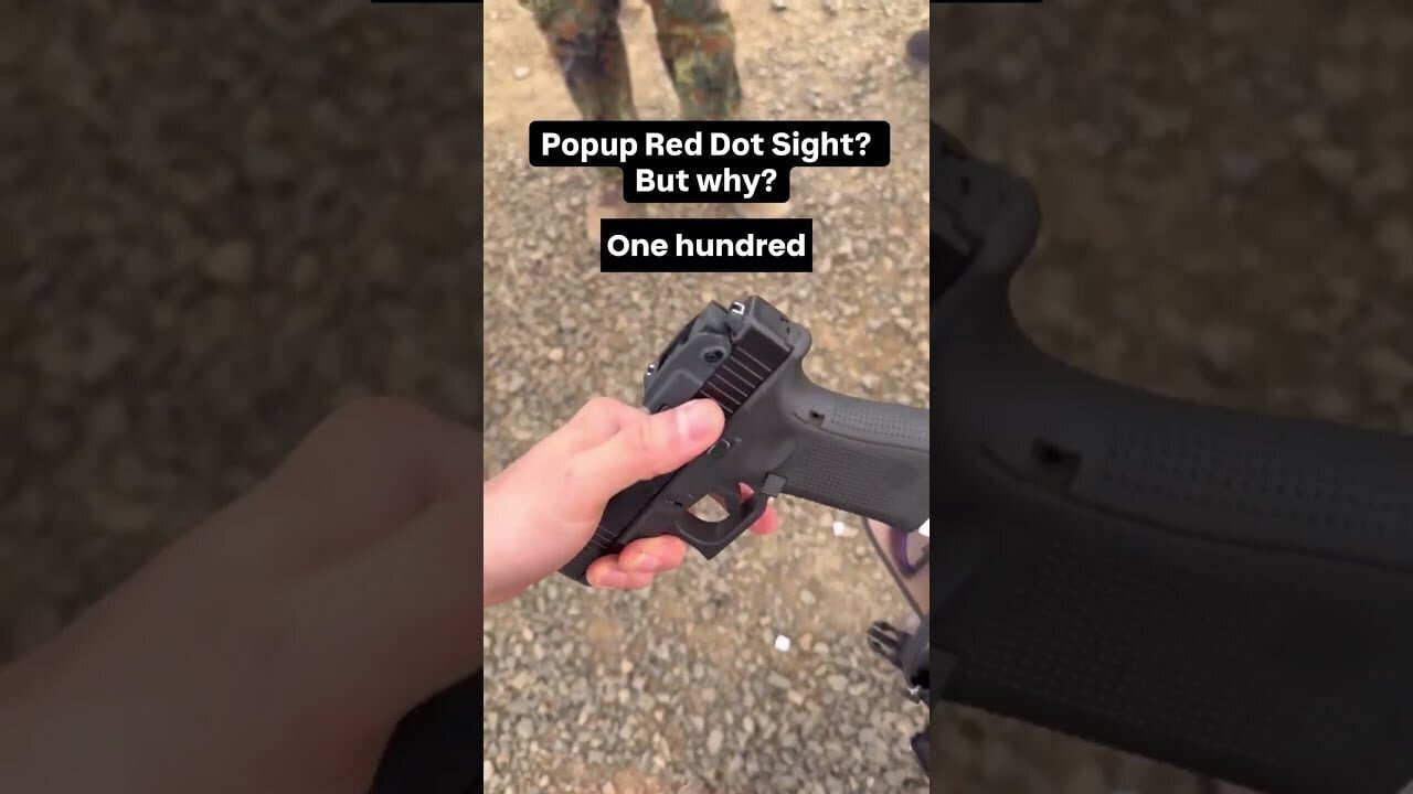 Popup Red Dot Sight? But why?