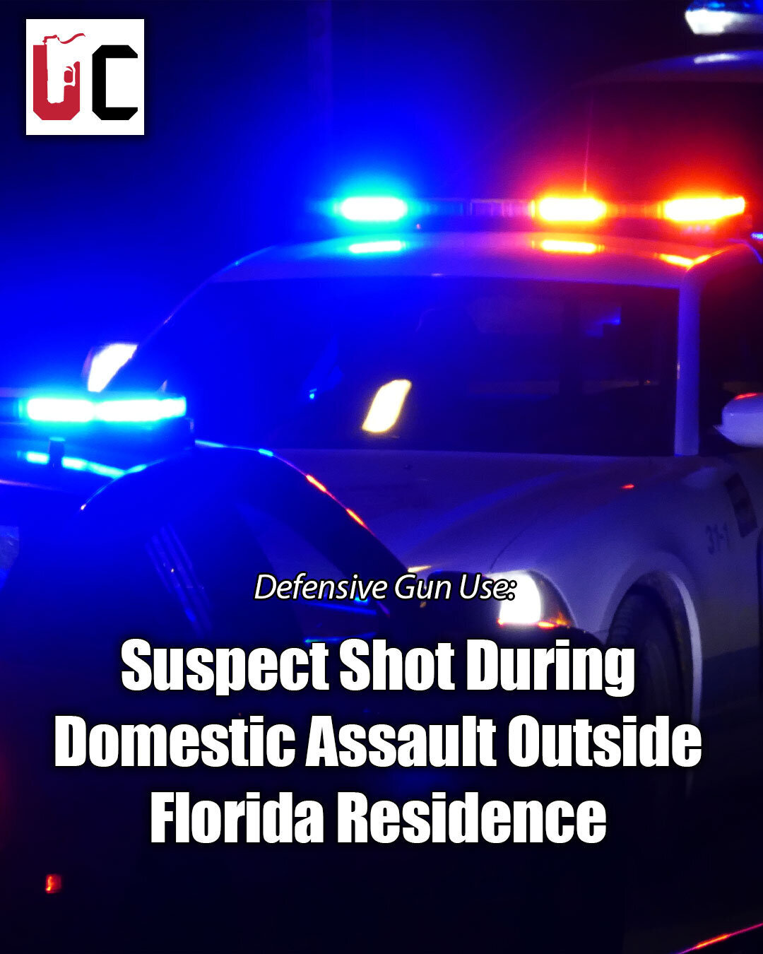 Suspect Shot During Domestic Assault Outside Florida Residence