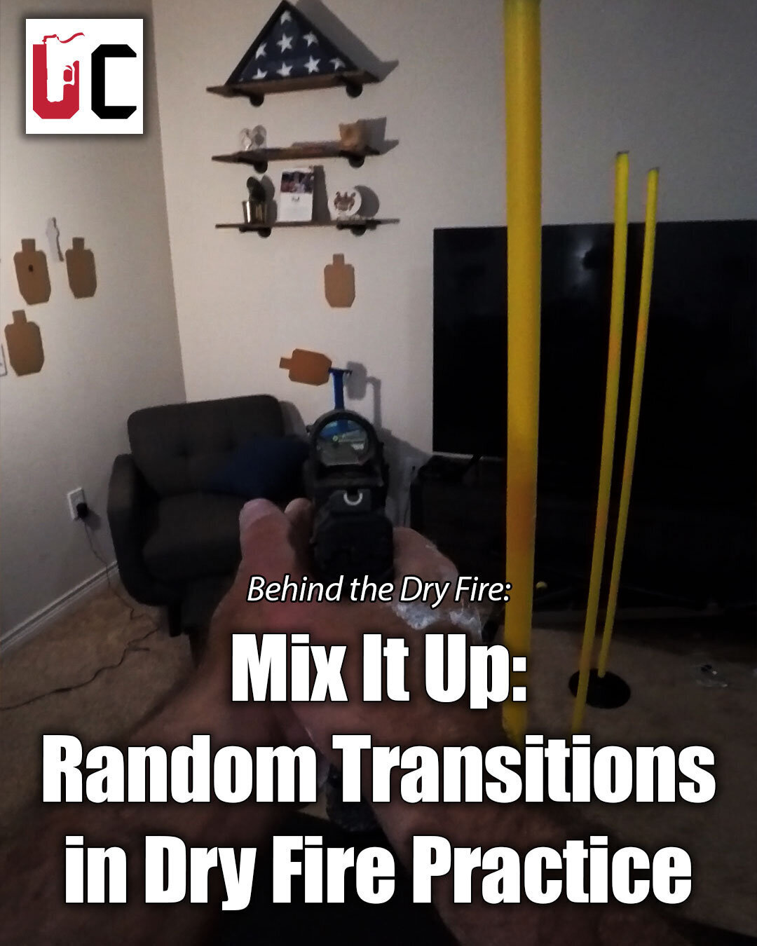 Mix It Up: Random Transitions in Dry Fire Practice