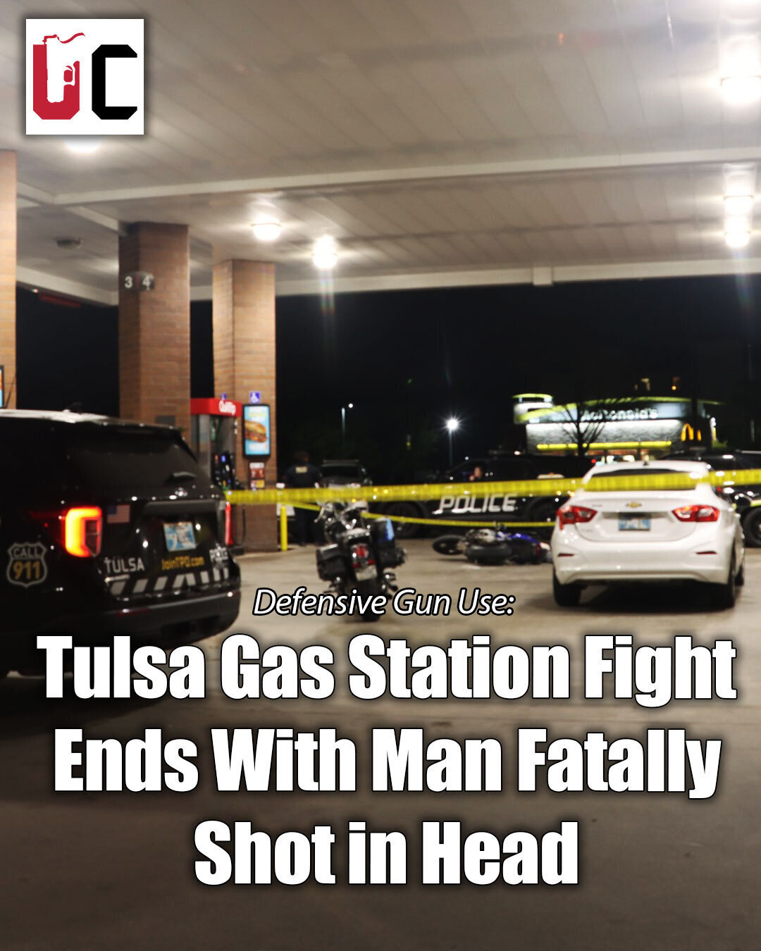 Tulsa Gas Station Fight Ends With Man Fatally Shot in Head