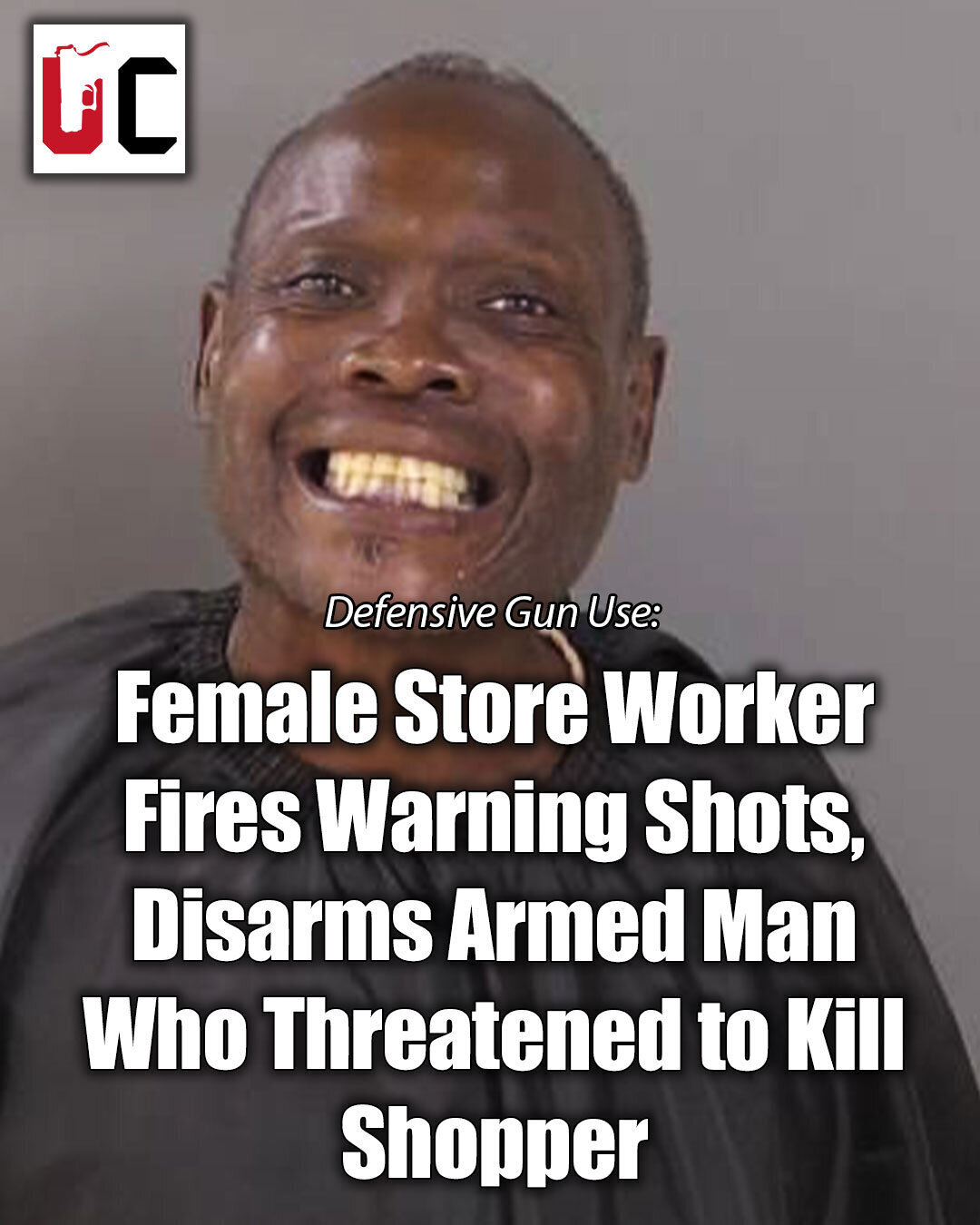 Female Store Worker Fires Warning Shots, Disarms Armed Man Who Threatened to Kill Shopper