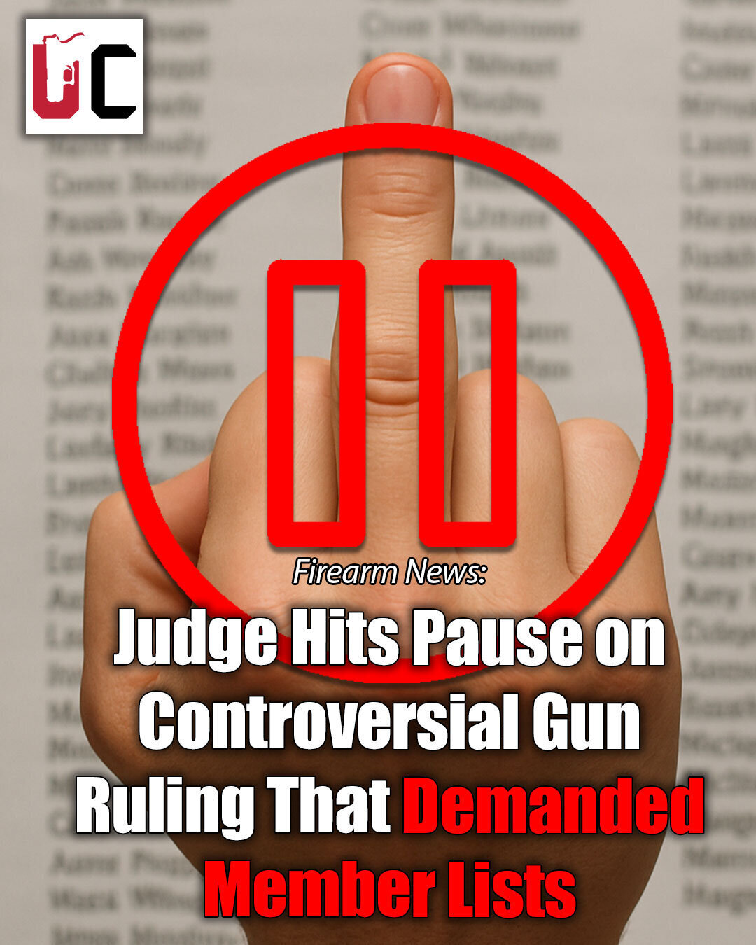 Judge Hits Pause on Controversial Gun Ruling That Demanded Gun Rights Groups' Member Lists