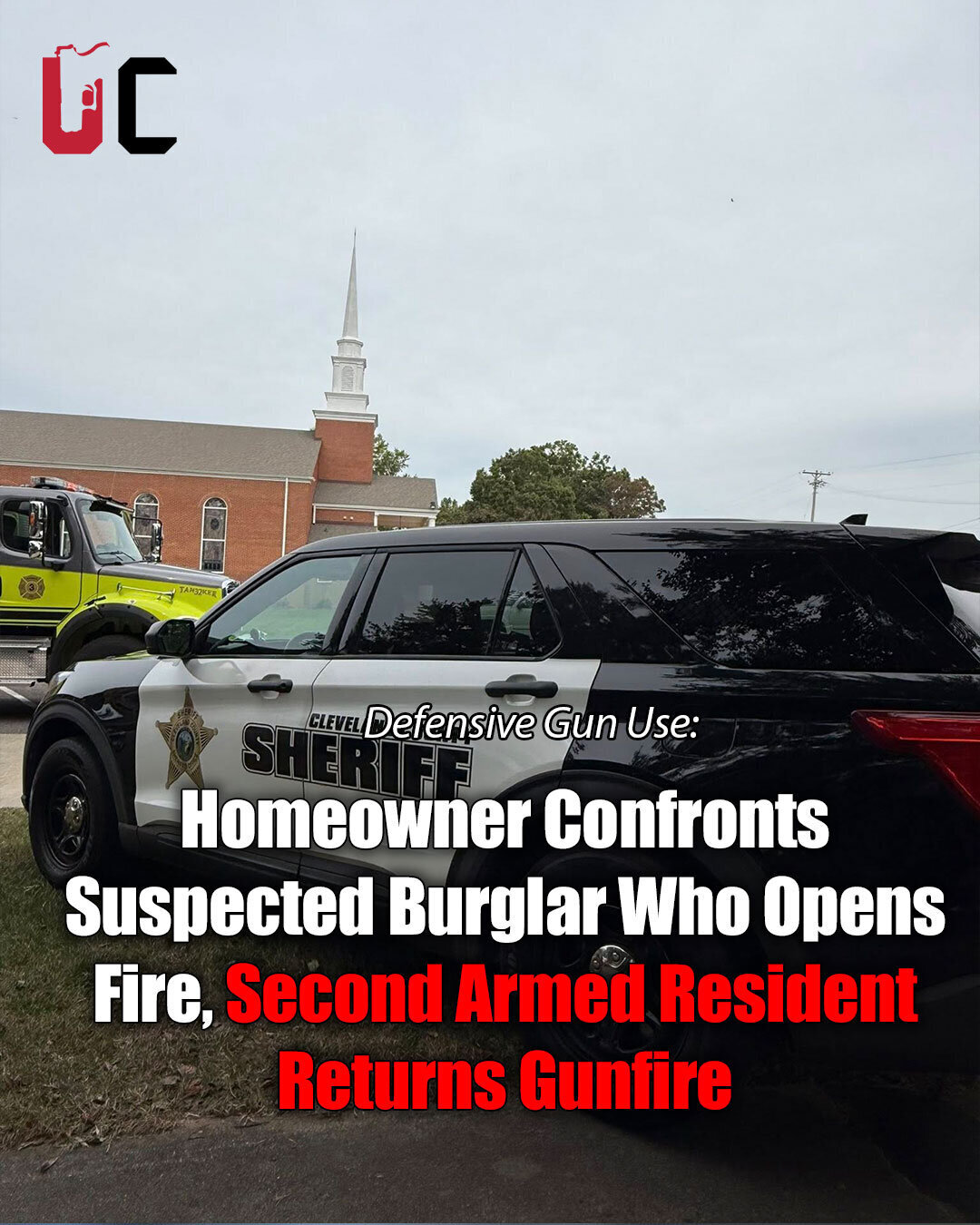 Homeowner Confronts Suspected Burglar Who Opens Fire, Second Armed Resident Returns Gunfire