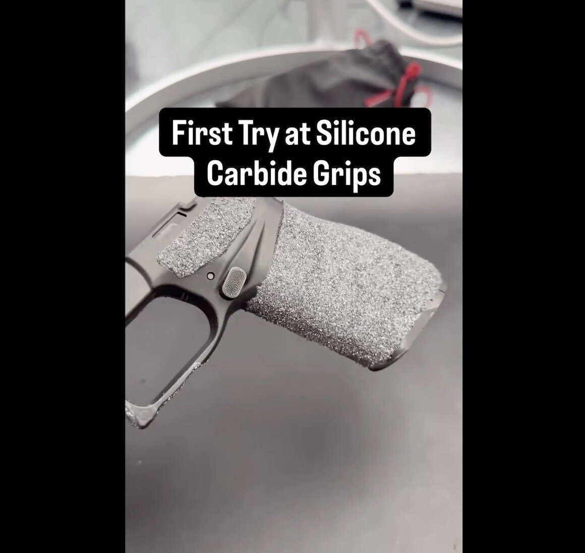 First Try at Silicone Carbide Grips