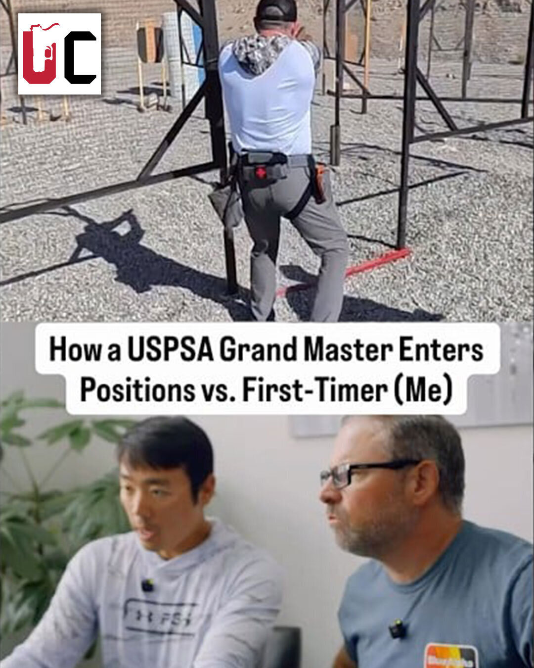 How a USPSA Grand Master Enters Positions vs. First-Timer (Me)