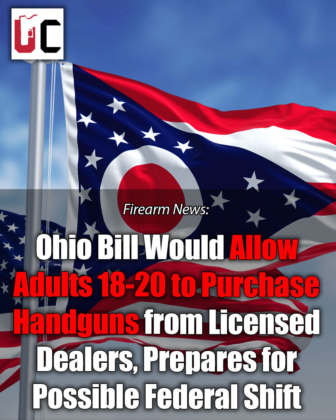 Ohio Bill Would Allow Adults 18-20 to Purchase Handguns from Licensed Dealers, Prepares for Possible Federal Shift