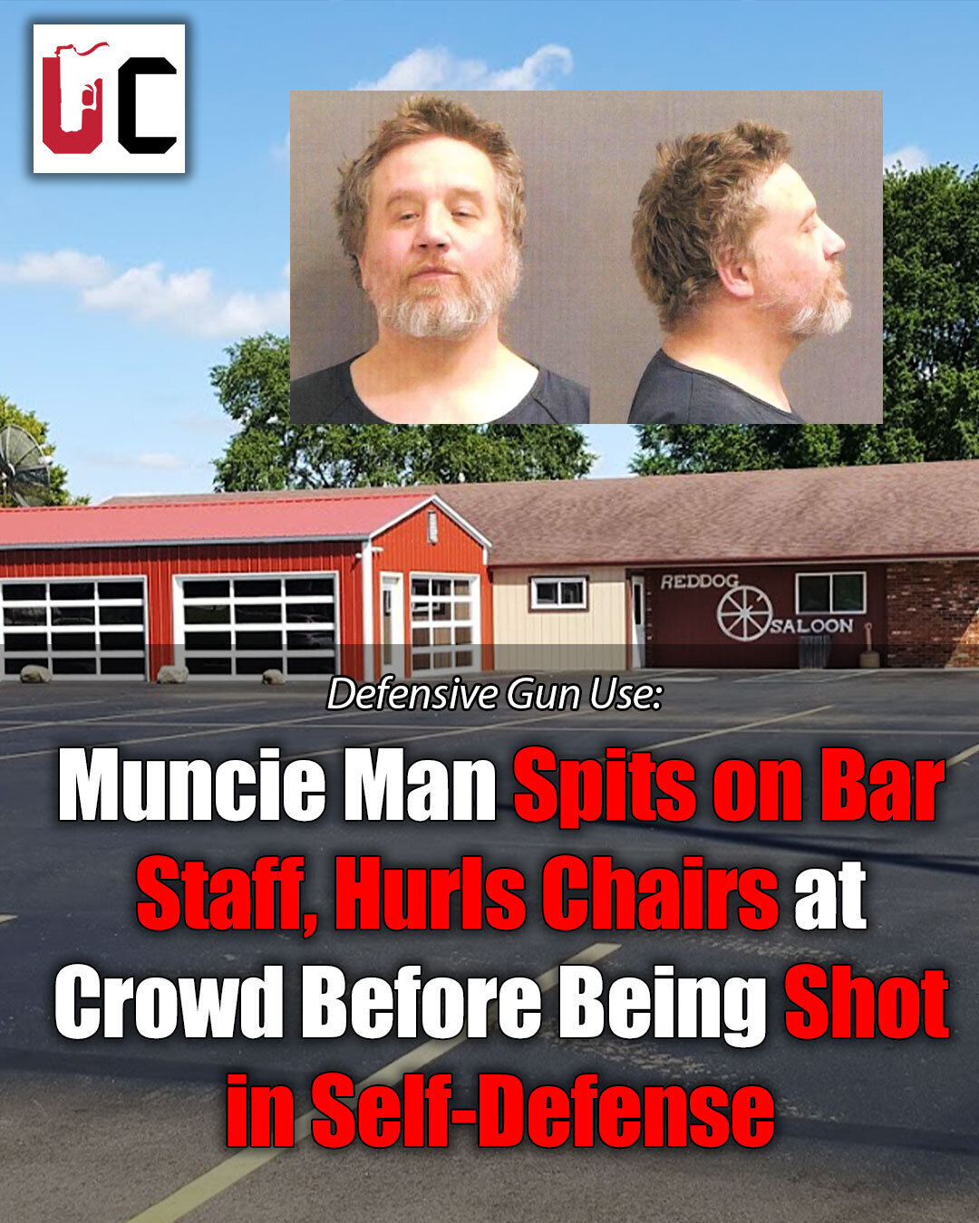 Muncie Man Spits on Bar Staff, Hurls Chairs at Crowd Before Being Shot in Self-Defense
