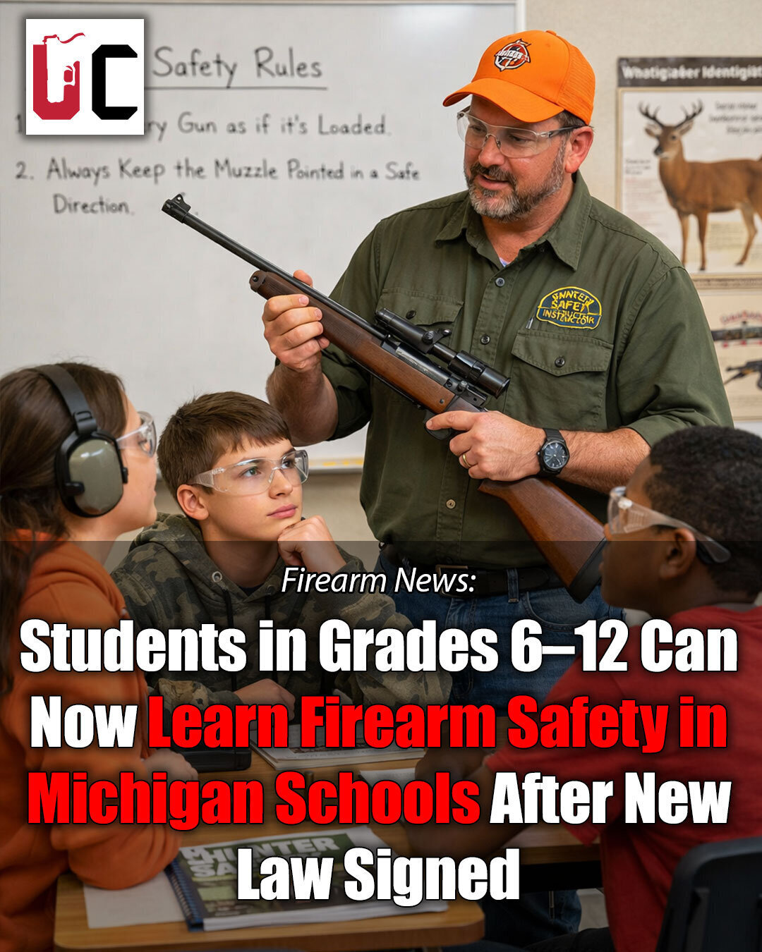 Students in Grades 6–12 Can Now Learn Firearm Safety in Michigan Schools After New Law Signed