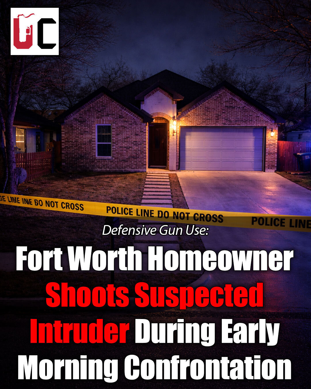 Fort Worth Homeowner Shoots Suspected Intruder During Early Morning Confrontation