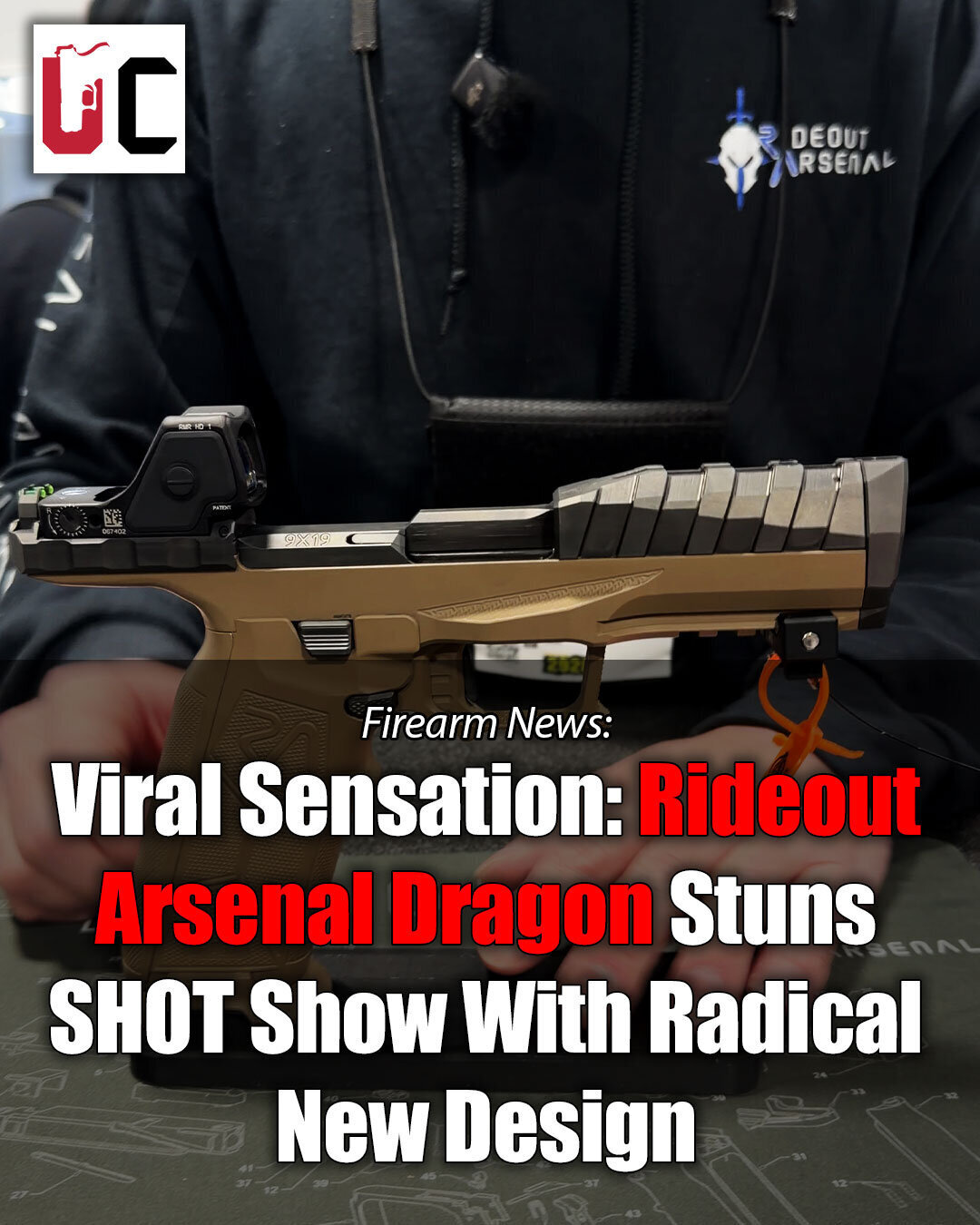 Viral Sensation: Rideout Arsenal Dragon Stuns SHOT Show With Radical New Design