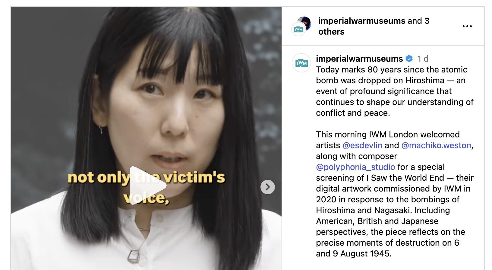 Q&A session about I Saw The World End