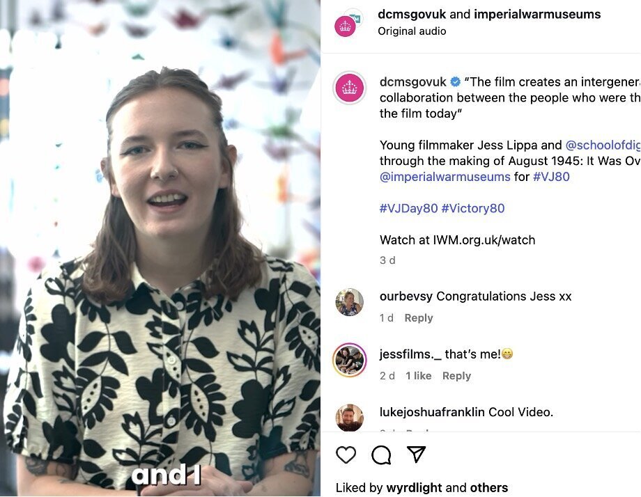 It Was Over Then - filmmaker Jess Lippa