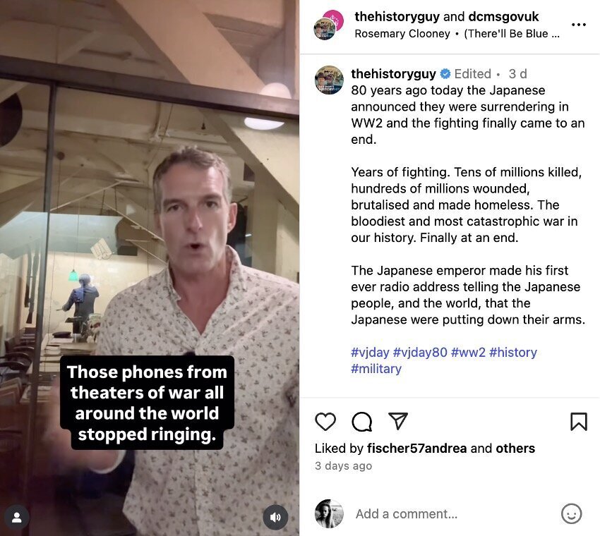 Dan Snow at Churchill War Rooms