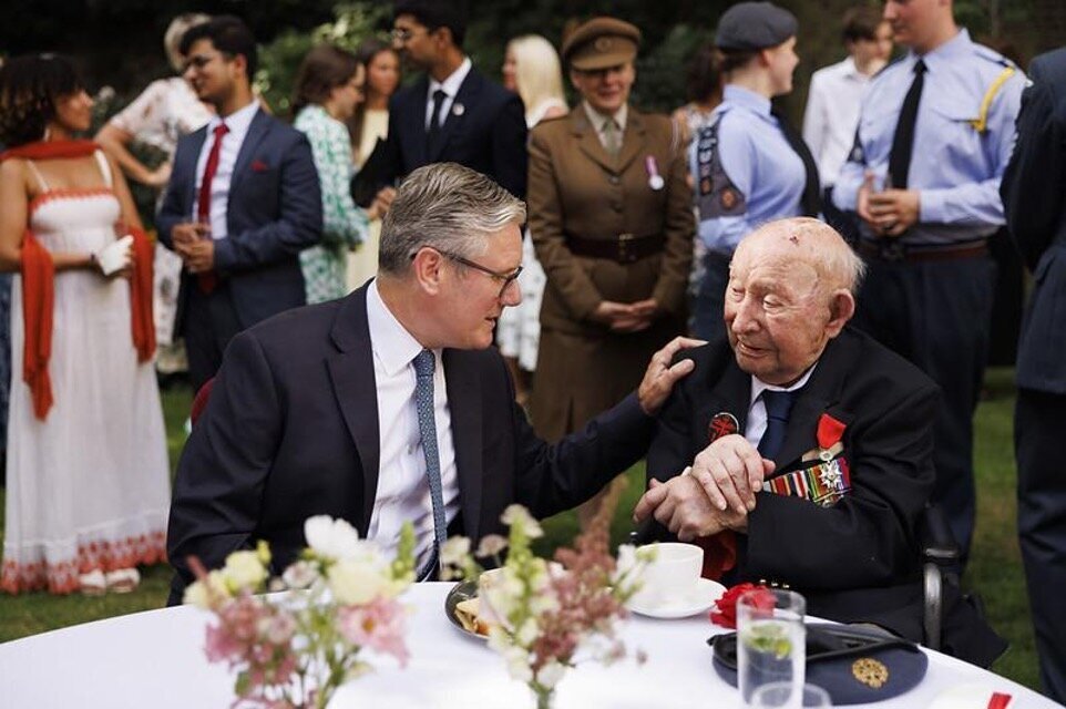 Prime Minister at garden party