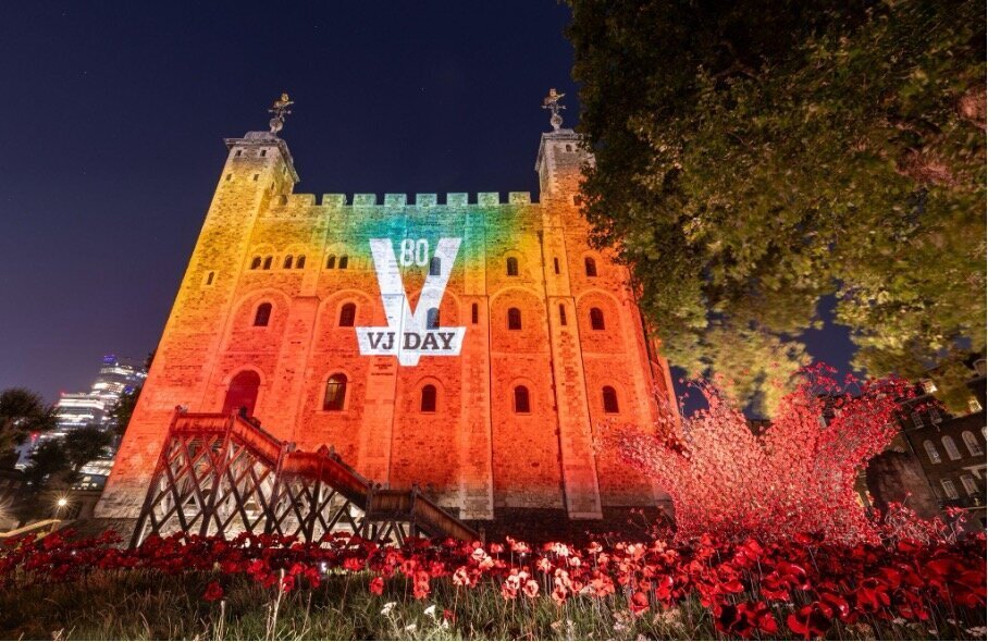 Tower of London illuminated