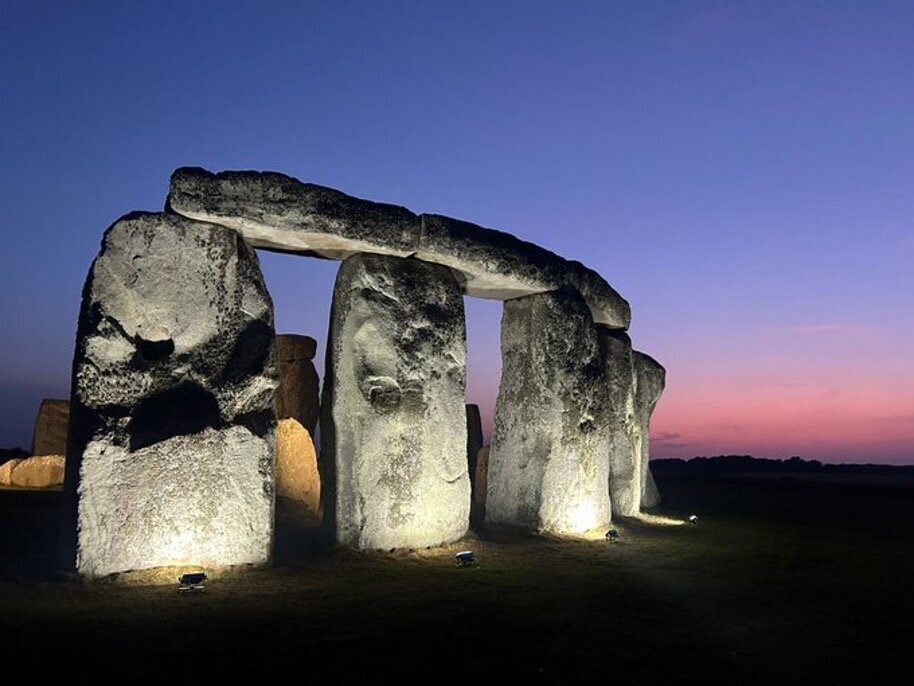 Stonehenge illuminated