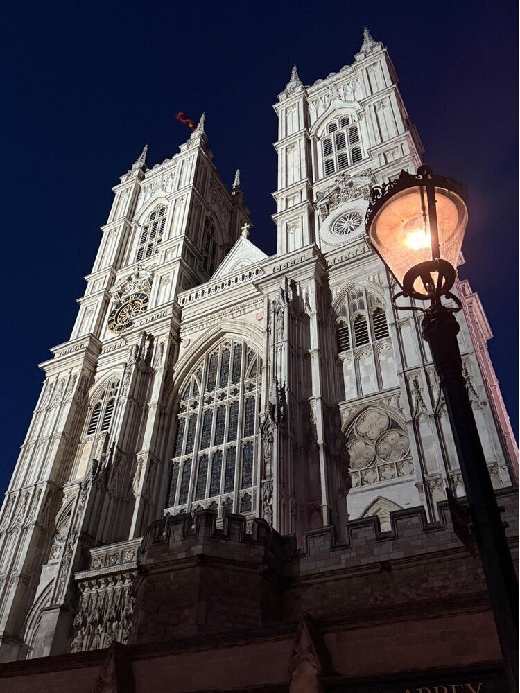 Westminster Abbey illuminated
