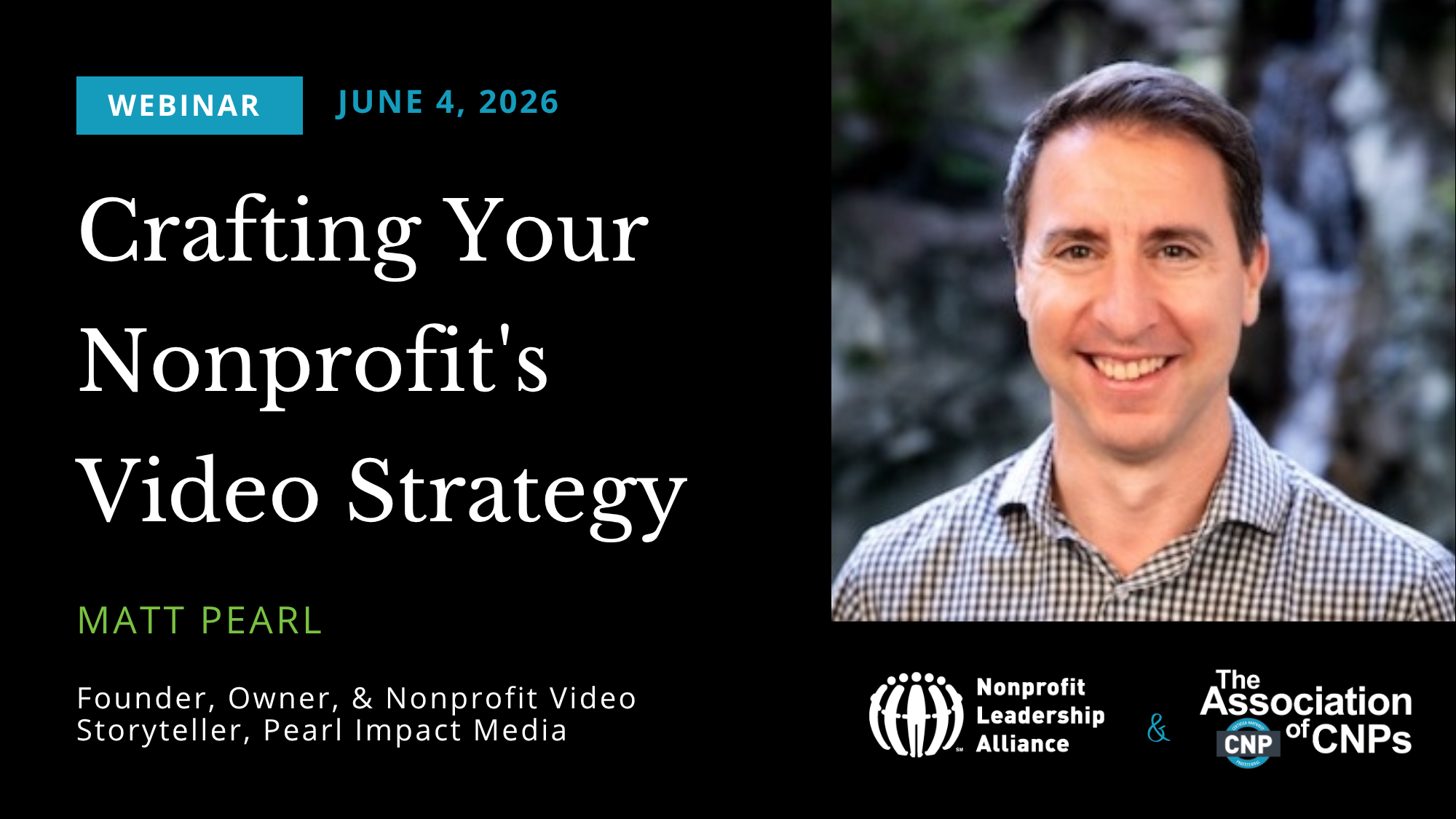 Crafting Your Nonprofit's Video Strategy webinar
