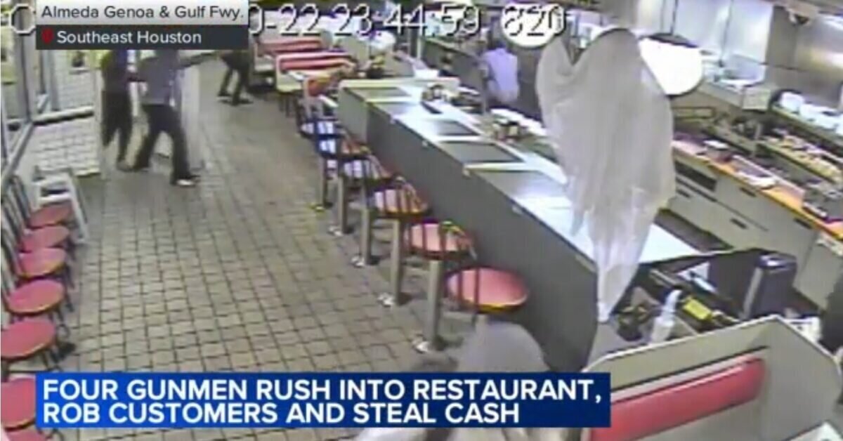 Why We Carry: 4 Armed Robbers Burst Into Restaurant, Stealing From Patrons And Staff