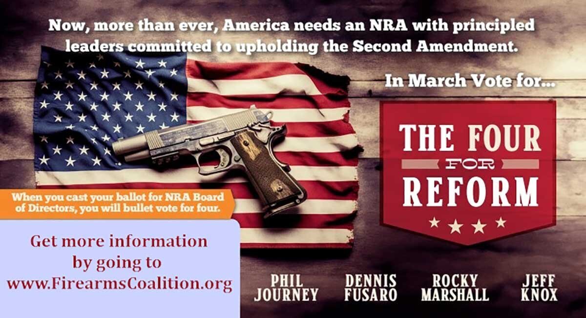 Four for Reform | Vote These Nominees to the NRA Board
