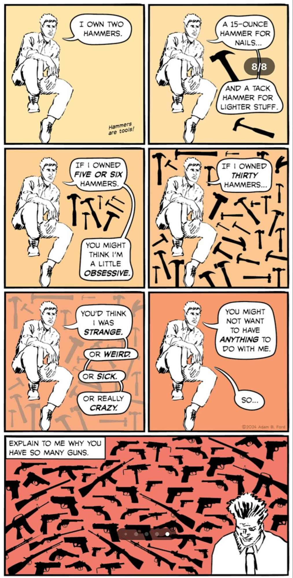 How to Answer the Question, ‘Why Do You Need So Many Guns?’