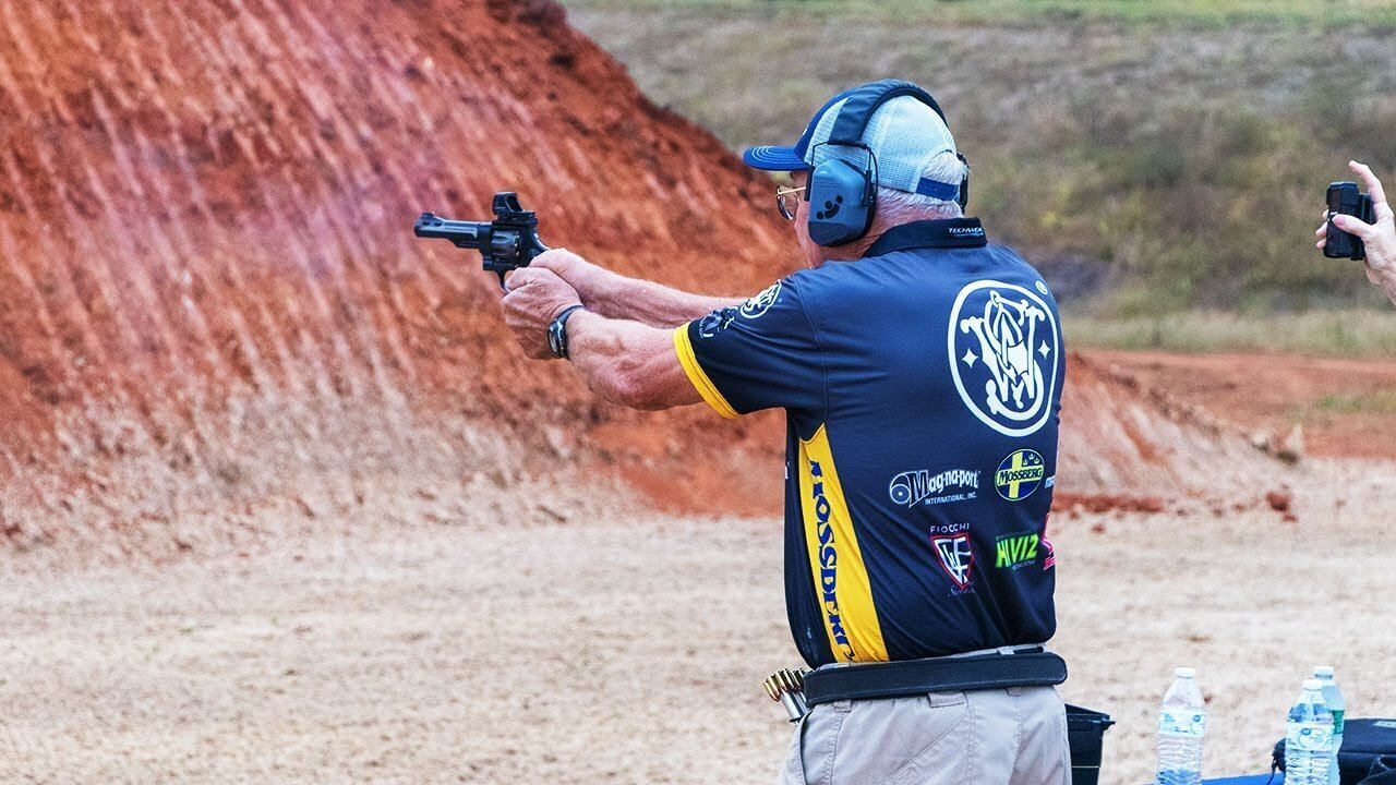WATCH: Jerry Miculek Sets NRA World Record With Fastest Time To Hit 6 Plates With A 9 mm Revolver