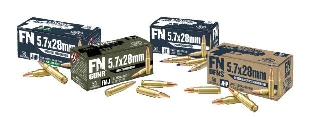 FN Announces Two New 5.7x28mm Personal Defense and Training Cartridges