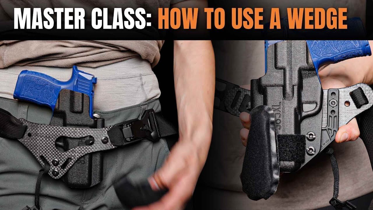 How to Use a Holster Wedge | Master Class by PHLSTER Holsters