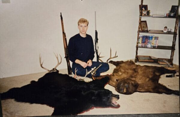 Charging Black Bear Stopped with Rifle and Pistol in Montana 1989