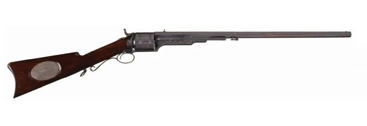 Wheelgun Wednesday: Revolving Carbines - The First Modern Repeaters