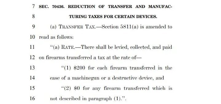 NFA Provisions Pulled From Senate Bill, Latest Version Restores Some