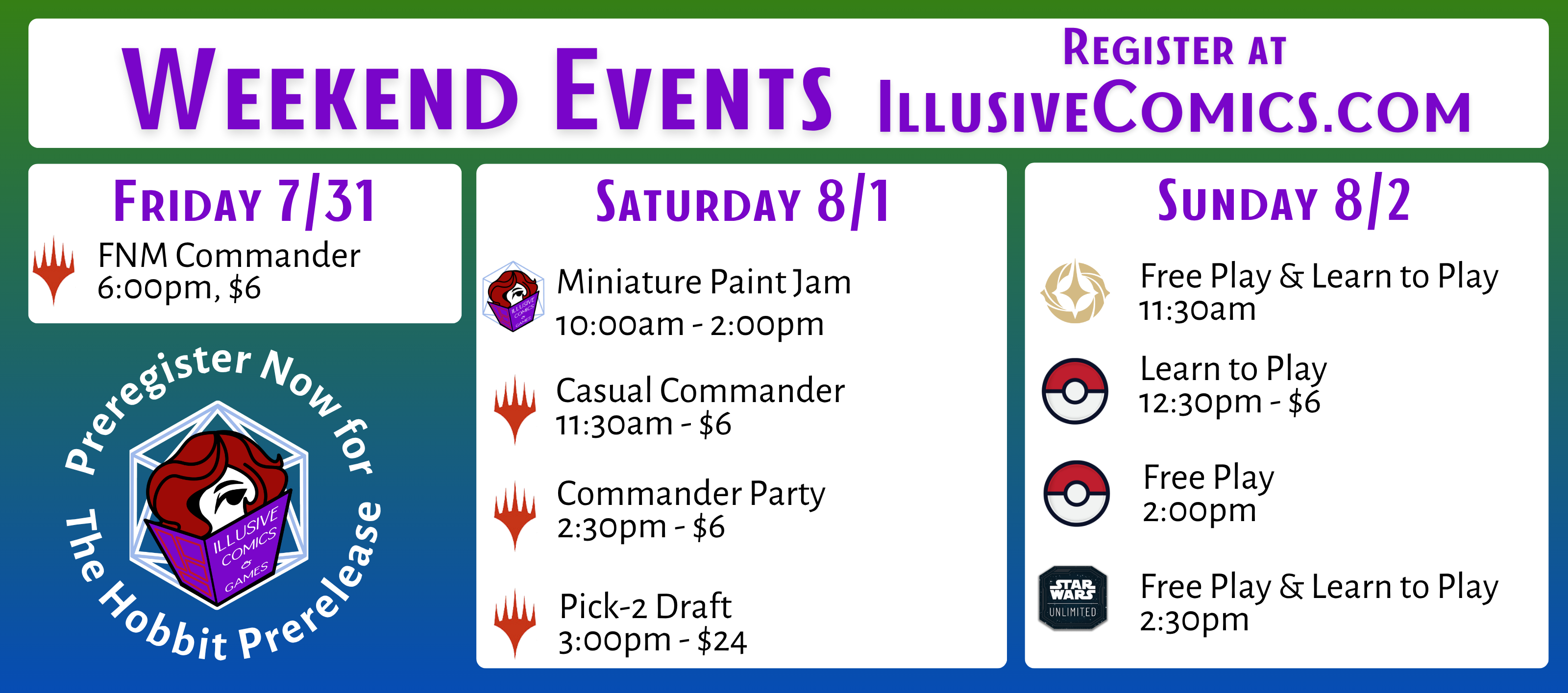 This Week's Events