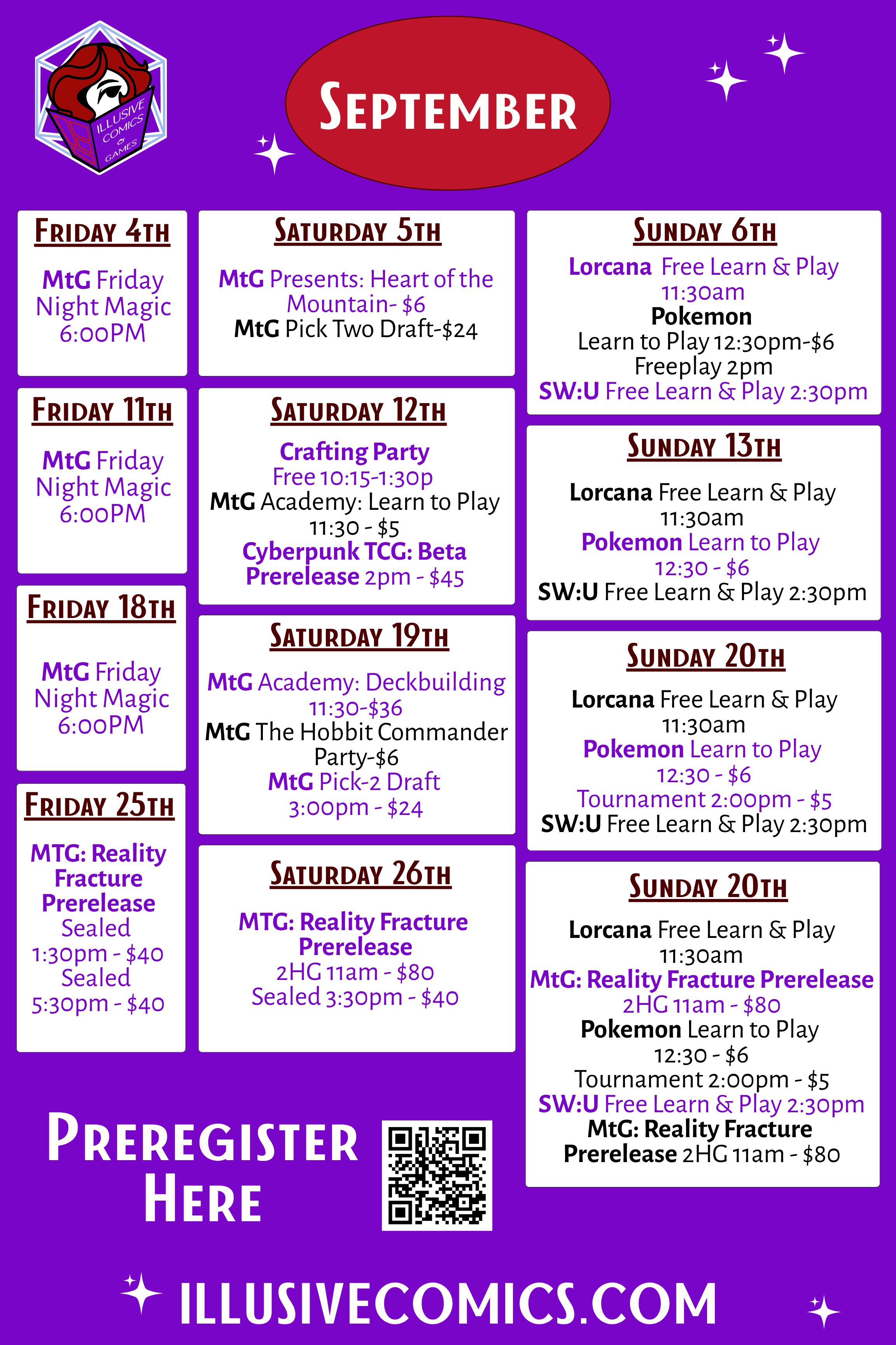 September's Events