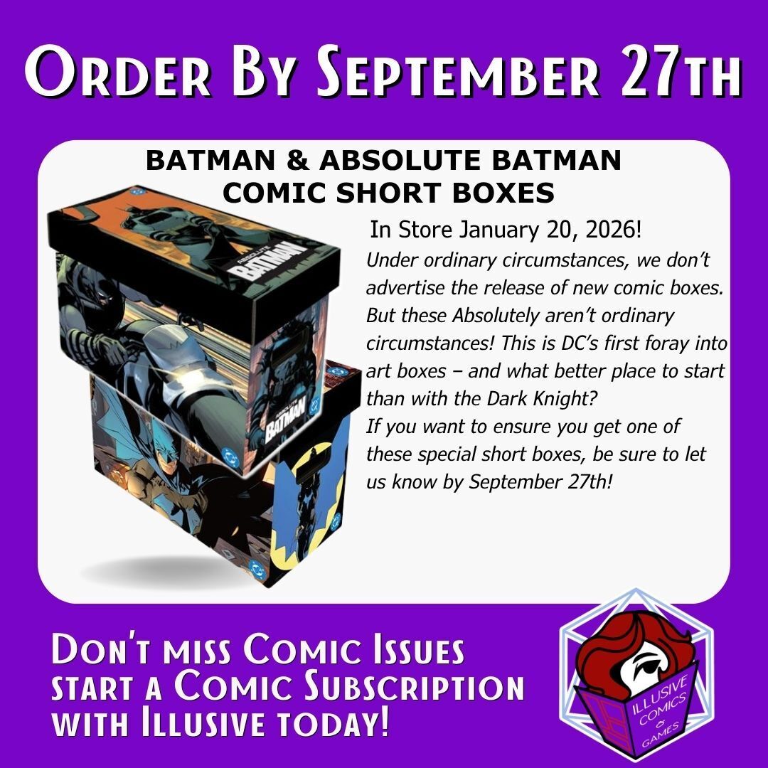 Batman Comic Short Boxes