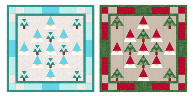 Gnomes in the Forest Quilt Patterns